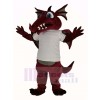 Vin Couleur Dragon dans blanc T-shirt Mascotte Costume