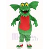 Foncé vert Dragon Mascotte Costume