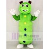 Mignonne vert chenille Mascotte Costume Dessin animé
