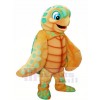 Lumière marron Mer Tortue Mascotte Costume Dessin animé