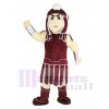 Sombre Rouge Spartiate Troyen Chevalier Sparti Mascotte Costume