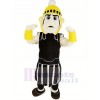 Noir et Jaune Titan spartiate Sparty Mascotte Costume Gens