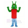 vert Extraterrestre Mascotte Costume Dessin animé