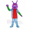 Extraterrestre avec Violet Tête Mascotte Costume Dessin animé