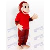 Costume de mascotte drôle d'animaux singe heureux