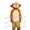 Costume adulte de mascotte de singe heureux Animal