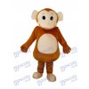 Grande Mascotte Singe Tête Costume Adulte Animal