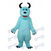 Coral Velvet Monsters Inc Blue Sulley Mascot Adult Costume