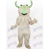 Costume de mascotte adulte gris Monster Party