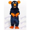 Costume de mascotte adulte grosse souris noir animal souris