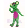 vert Tricératops Dinosaure Barney Bébé Bop Mascotte Costume