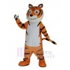 Amical tigre Mascotte Costume Dessin animé