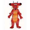 rouge Légendaire Dragon Mascotte Costume Animal