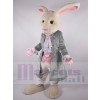 Lapin de Pâques costume de mascotte