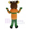 Cerf costume de mascotte