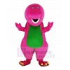 vert Ventre Pêche Barney Dinosaure Mascotte Costume Dessin animé