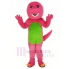 rouge Barney Dinosaure Mascotte Costume Animal