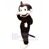 Marrant Noir Singe Mascotte Les costumes Pas cher