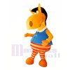 Mignonne Orange Cheval Mascotte Les costumes Animal