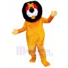 Drôle Orange Lion Mascotte Les costumes Adulte
