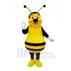 Souriant abeille Mascotte Les costumes Adulte