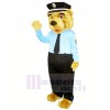 Policier Ours Mascotte Les costumes Dessin animé