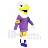 Aigle avec Violet Costume Mascotte Les costumes Animal