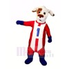 Tiret Chien avec rouge Costume Mascotte Les costumes Animal