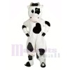 Drôle Noir et blanc Vache Mascotte Les costumes Animal