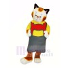 Mignonne Modèle Chat Mascotte Les costumes Dessin animé