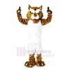 Fort Chats sauvages avec blanc Costume Mascotte Les costumes