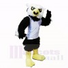 École de sport hibou à la chemise blanche mascotte costumes