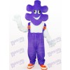 Costume de mascotte adulte mascotte mauve de dessin animé