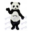 Panda géant avec des lettres Mascotte Costume adulte Animal