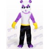 Costume de mascotte adulte pourpre animal Panda