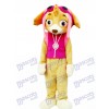 Paw Patrol Skye Mascotte Costume Chien rose Costume fantaisie Personnage de dessin animé