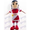 Costume de mascotte adulte de jolie fille de bande dessinée