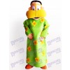 Grosse femme en costume de mascotte adulte de vêtements vert Cartoon