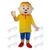 Jaune Garçon Mascotte Adulte Costume Dessin animé Gens