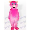 Costume de mascotte d'animal adulte de cochon rose