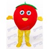 Costume de mascotte adulte heureux fruits tomate