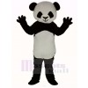 Mignonne Cheveux courts Panda Mascotte Costume