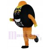 Orange Auto Pneu Taxi Pneu Mascotte Costume Dessin animé