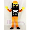 Orange Auto Pneu Taxi Pneu Mascotte Costume Dessin animé