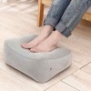 PVC Gonflable Portable Voyage Bureau Repose pieds Oreiller Relaxant