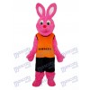 Lapin de cerf de Pâques avec veste orange Mascotte Costume adulte Animal