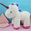 blanc Licorne Rose Fleur Licorne Meilleur cadeau pour la fête des mères, la Saint-Valentin, les anniversaires, les mariages et les anniversaires