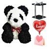 Panda Ours Rose Meilleur cadeau pour la fête des mères, la Saint-Valentin, les anniversaires, les mariages et les anniversaires