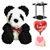 Panda Ours Rose Meilleur cadeau pour la fête des mères, la Saint-Valentin, les anniversaires, les mariages et les anniversaires