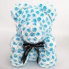 Nouveau style Bleu Ours en peluche rose Fleur Ours Meilleur cadeau pour la fête des mères, la Saint-Valentin, les anniversaires, les mariages et les anniversaires